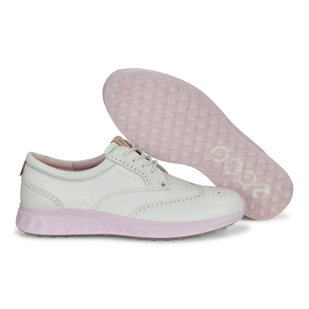 ECCO Womens Golf Shoes White - Spikeless S-Classic - EXS-329108